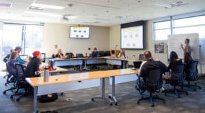 mountain mojo group involved in group business coaching activity from leaders cut