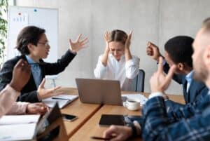 frusterated employees not managing conflict well