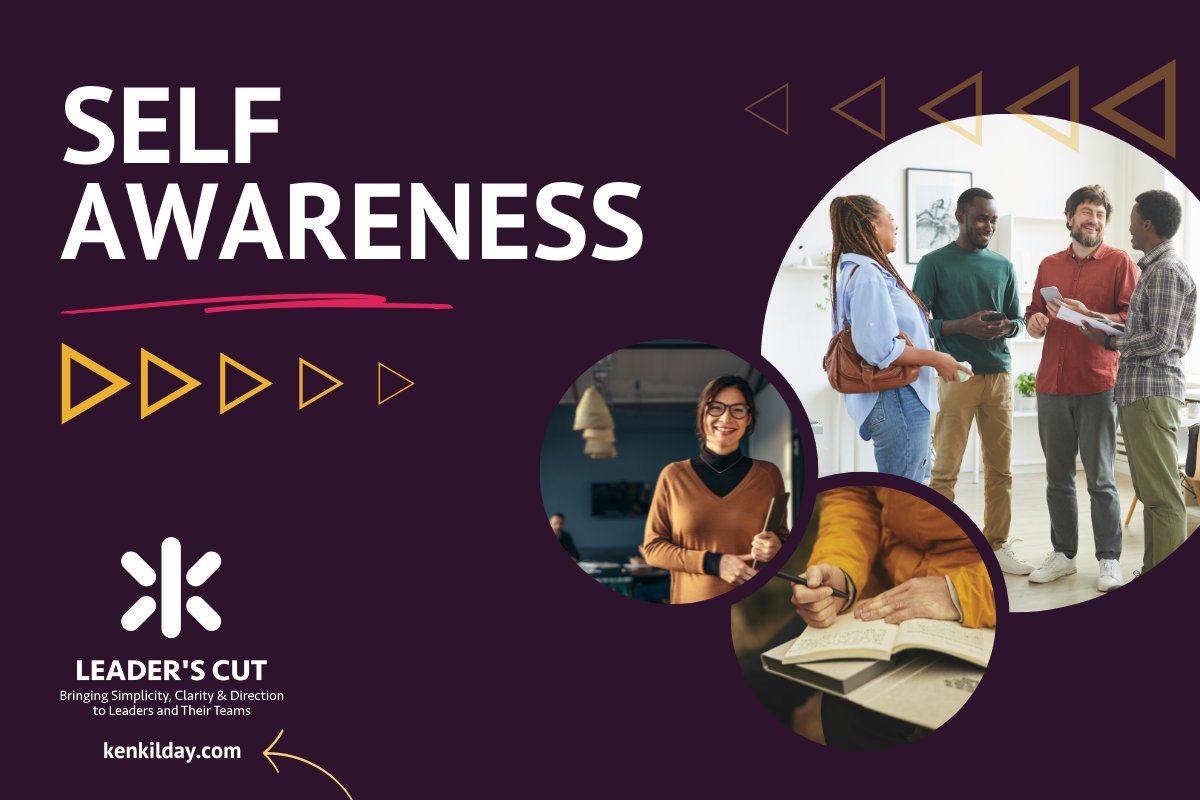self awareness featuring three images of team members journaling