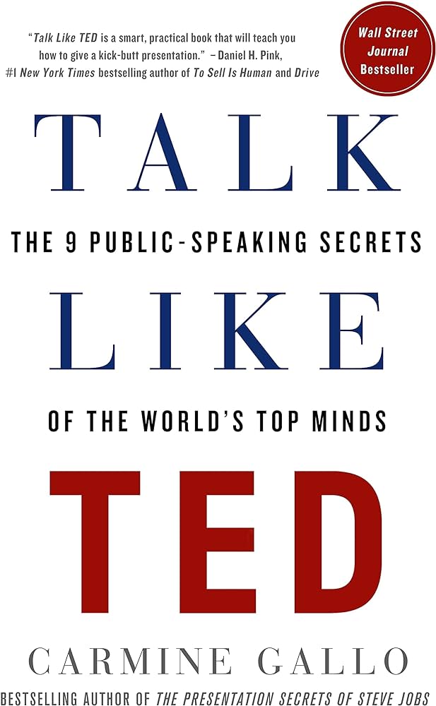 book cover talk like ted by carmine gallo